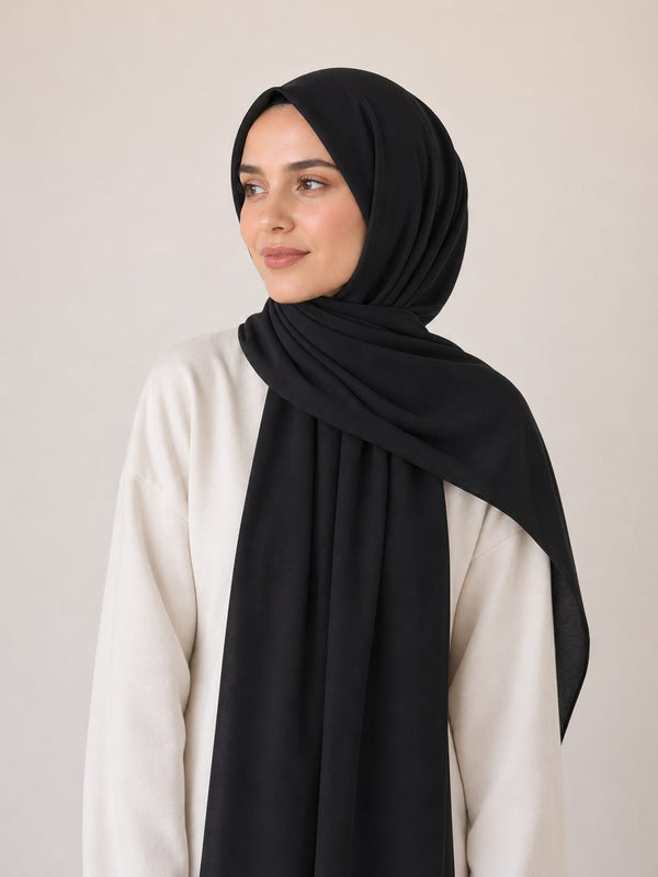 شال شيفون سادة