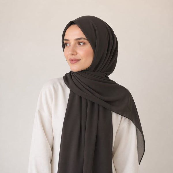 شال شيفون سادة