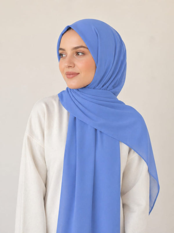 شال شيفون سادة