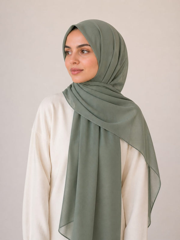 شال شيفون سادة