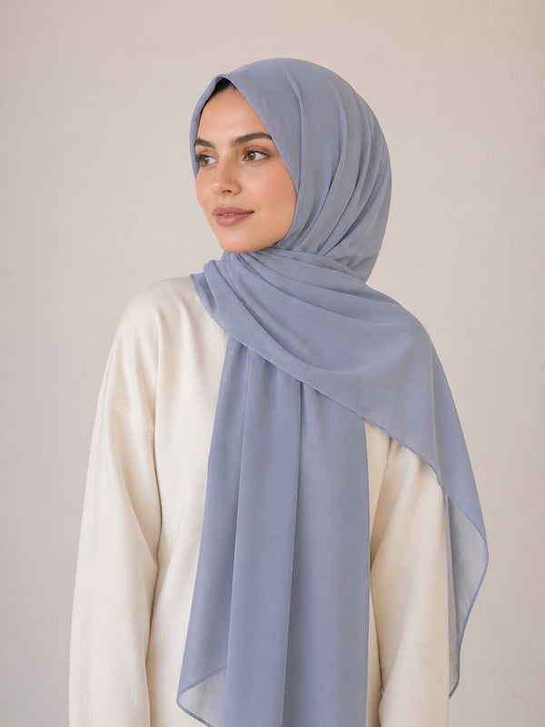 شال شيفون سادة