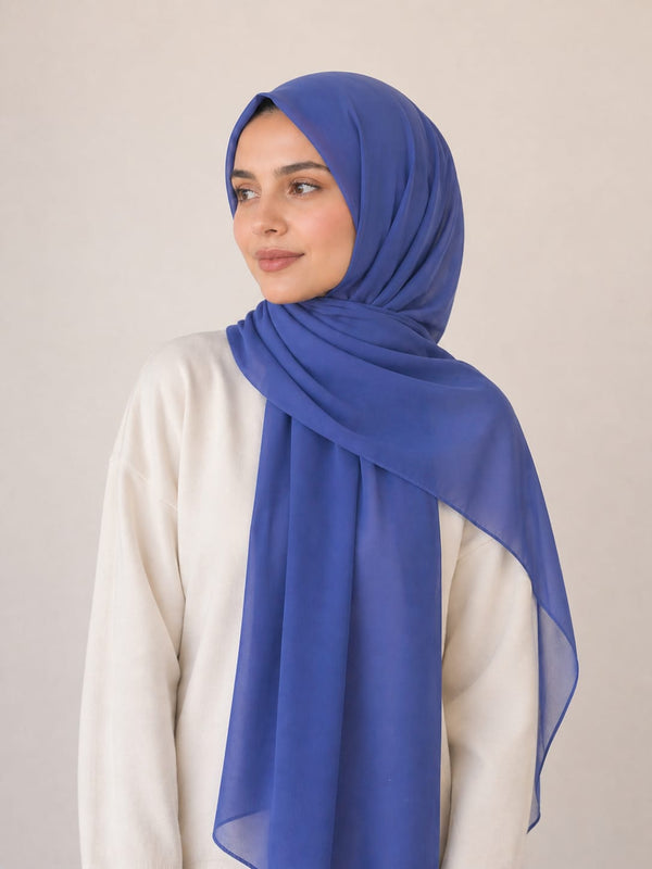 شال شيفون سادة